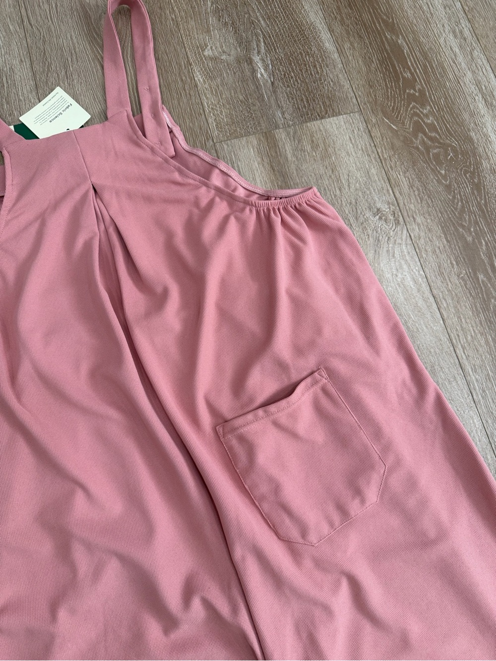 NWT Halara Pockets Waffle Casual Jogger Overalls Rose Tan Size Large - Picture 10 of 10